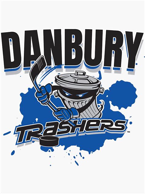 "DANBURY TRASHERS Essential T-Shirt.png" Sticker by williamfarmer5 | Redbubble