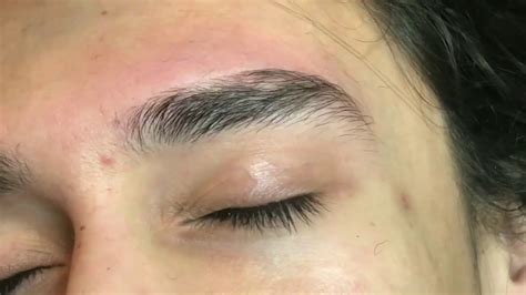 MEN - eyebrow threading - keeping his brows thickness - YouTube