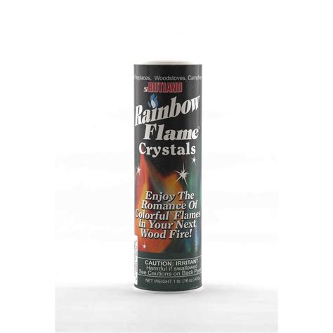 Rutland 1 lb. Rainbow Flame Crystals Canister-715 - The Home Depot