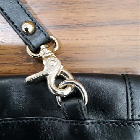 MAX&Co. Womens Leather Satchel Bag Black (s)