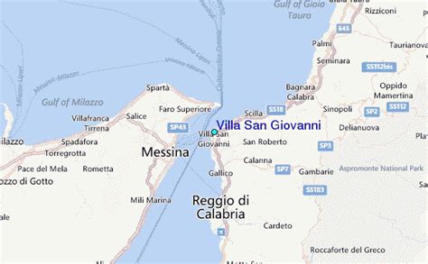 Villa San Giovanni Tide Station Location Guide