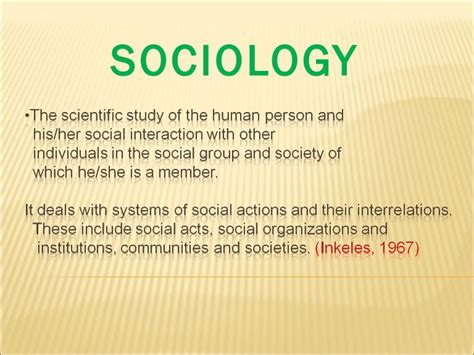 Sociology intro