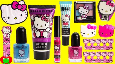 Hello Kitty MEGA Cosmetics Set and Surprises | Cosmetic sets, Kids ...