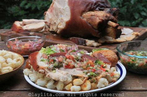 Roasted Pork Leg – Hornado de Chancho – Laylita’s Recipes | Cooking recipes, Pork leg recipes ...