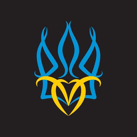 Beautiful coat of arms of Ukraine 21752198 Vector Art at Vecteezy