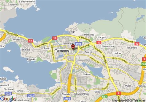 Tampere Map - Finland