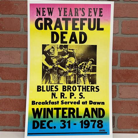 Concert Poster - Grateful Dead - 22x14 | hotRAGS.com