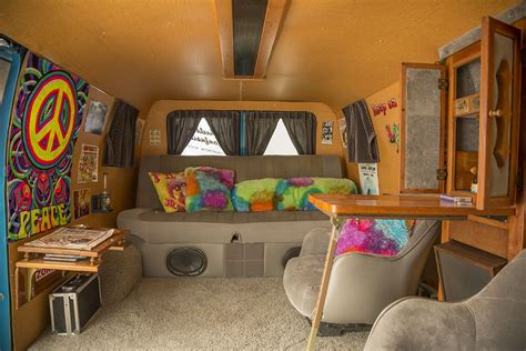 Image result for custom 70's van interior | Hippie van decor, Van interior, Hippie van interior