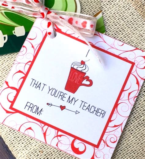 Printable Teacher Valentines | Instant Download