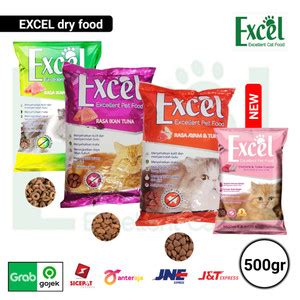 Jual EXCEL CAT FOOD 500gr makanan kucing excel - CHICKEN TUNA - Kota ...