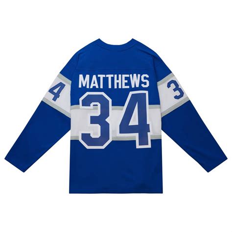 Mitchell & Ness Toronto Maple Leafs #34 Auston Matthews NHL Contennial ...