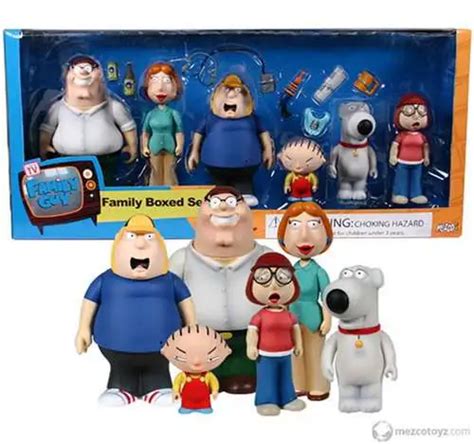 Family Guy Series 1.5 Family Boxed Set Action Figure Set Damaged Package Mezco Toyz - ToyWiz