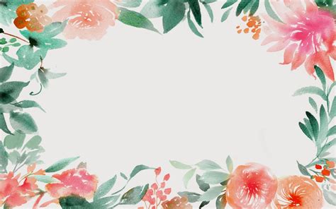 Watercolour Desktop Background | Watercolor desktop wallpaper, Floral ...