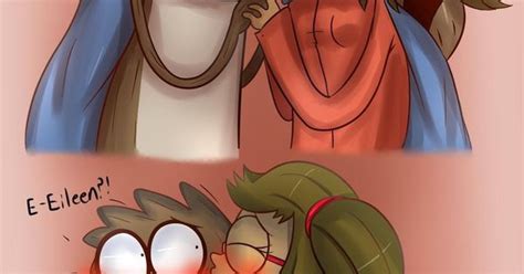 Eileen kissing Rigby(Regular Show) | Regular Show | Pinterest | Regular Show, Adventure Time and ...