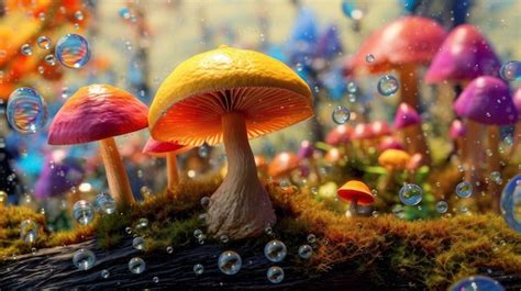 Premium AI Image | Psilocybin mushrooms