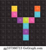 450 Alphabet Block And Colorful Bricks Illustration Vectors | Royalty Free - GoGraph