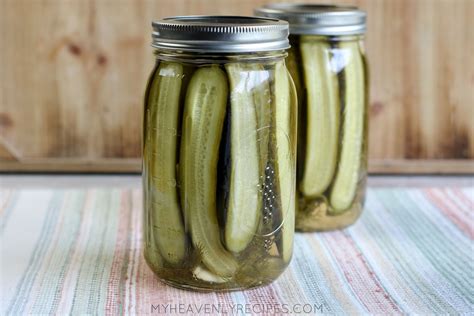 How to Make Homemade Dill Pickles - My Heavenly Recipes