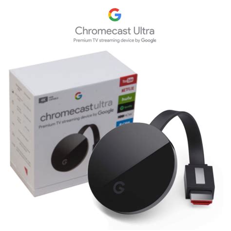 Google Chromecast Ultra - 4K Streaming Device - Comprar Magazine