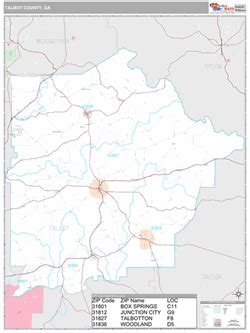 Talbot County, GA Map Book (Premium Style)