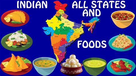 INDIAN ALL STATES AND FOODS|# FAMOUS Indian Food Dishes From 29 Indian States - YouTube