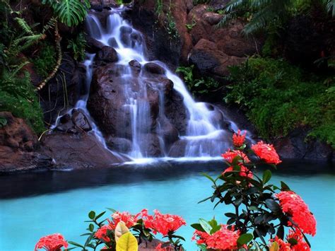 Spring Waterfall Wallpapers - Wallpaper Cave