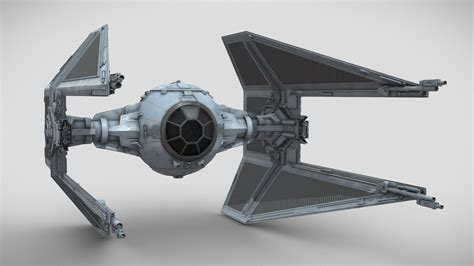 Star Wars Tie Interceptor - 3D model by _Vadim2020_ (@Maha_Knox) [1738418] - Sketchfab