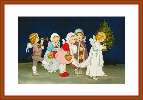 little-angels-Christmas-card – Free Printable Greeting Cards