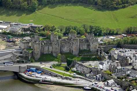 Conwy Castle Landmark in Conwy, Gwynedd, WA, United Kingdom - landmark ...