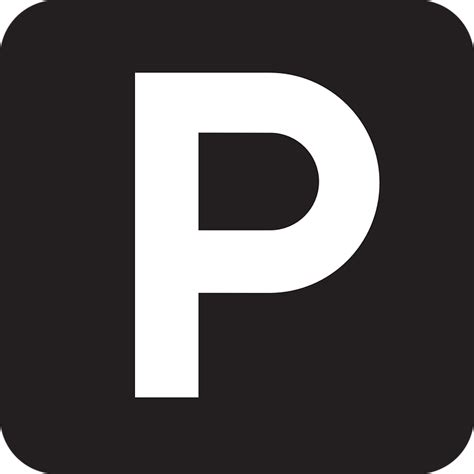 Parking P Alphabet · Free vector graphic on Pixabay