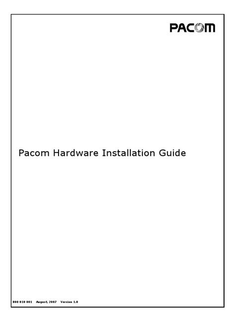 Hardware Installation Guide Ver1.0 | PDF | Computer Network | Modem