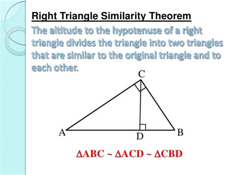 Right Triangle Similarity