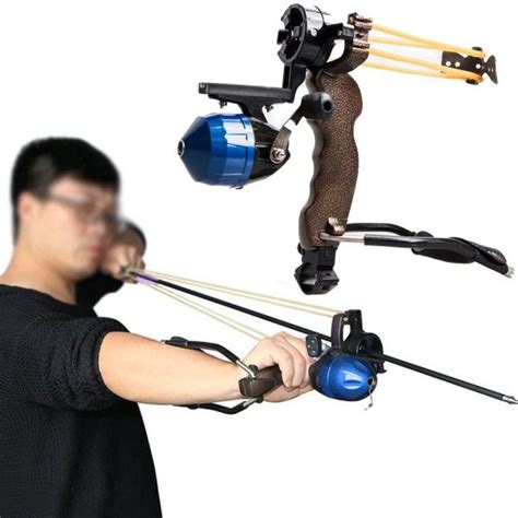 Powerful Target Shooting Slingshot with Folding Wrist Catapult