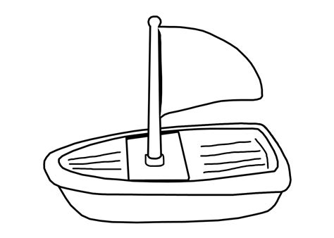 Sailboat Drawing For Kids | Free download on ClipArtMag