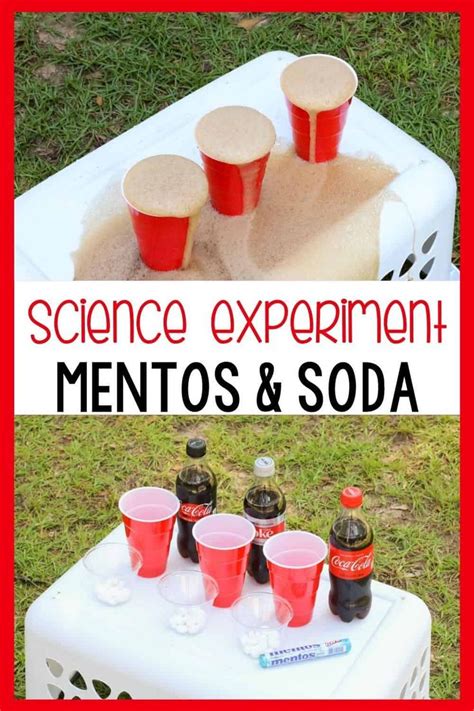 Soda and Mentos Science Experiments for Kids | Science experiments kids, Cool science ...