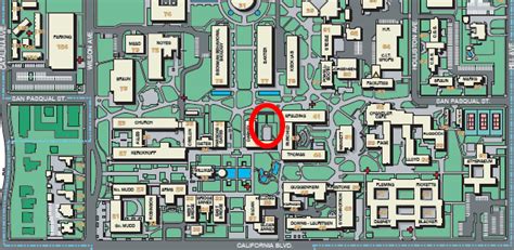 Caltech Campus Map