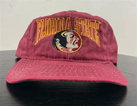 Vintage Florida State University Snapback Hat Cap Made Usa | Etsy