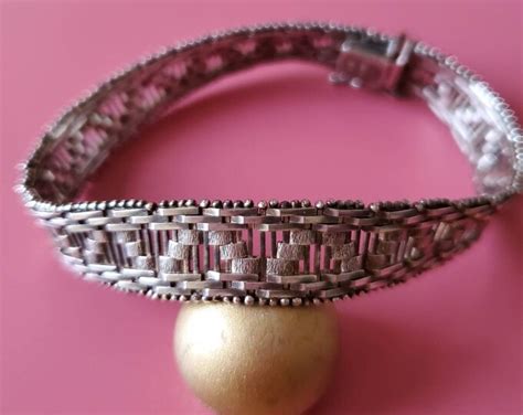 Vintage Riccio Italian Silver Bracelet Milar Company Silver Bracelet Vintage Silver Bracelet ...