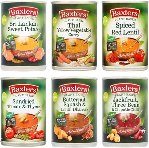 Vegan Plant Based Soup Bundle, Contains 6 x Baxters Plant Based Soup ...