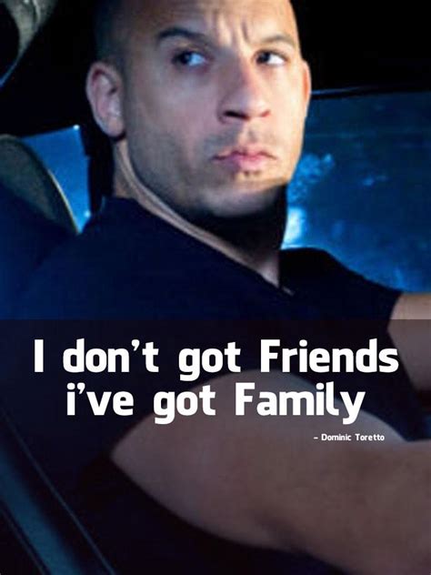 Dominic Toretto Quotes About Family