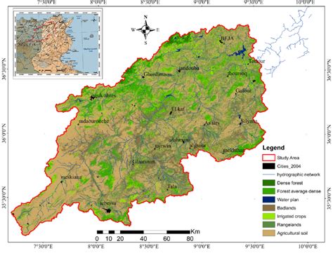 Land cover map in July 2004 | Download Scientific Diagram