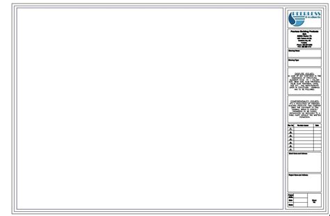 Autocad Title Block Template 24X36 - signpowen