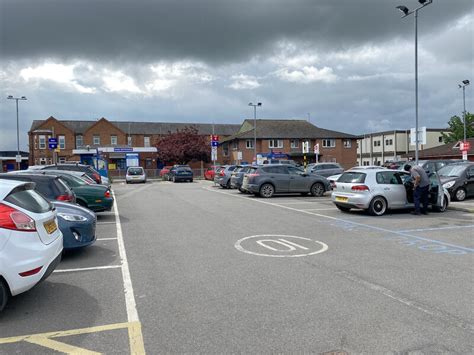 Warwick Hospital car park © Robin Stott cc-by-sa/2.0 :: Geograph Britain and Ireland