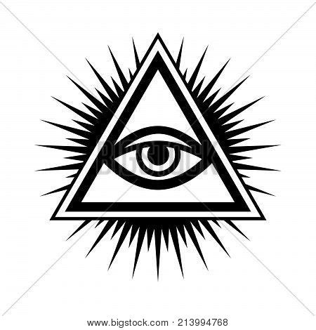 All-Seeing Eye God ( Vector & Photo (Free Trial) | Bigstock