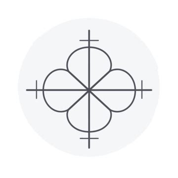 Cross Symbol On A Grey Background Vector, Lineal Icon, Flus, Bold Line PNG and Vector with ...