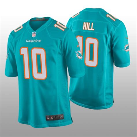 Miami Dolphins Tyreek Hill Aqua Jersey Game – Men’s – KatinatSports Store