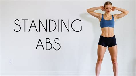 10 min STANDING ABS Workout (Intense) - YouTube