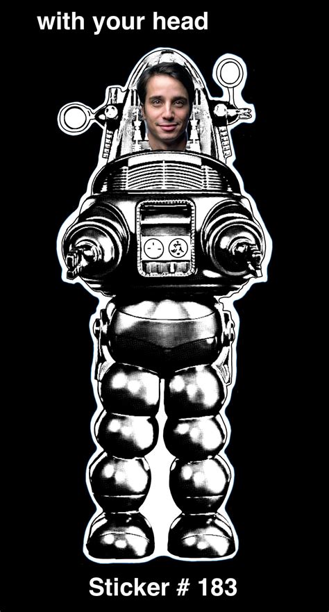 Robby The Robot vinyl sticker Best Seller Personalized | Etsy