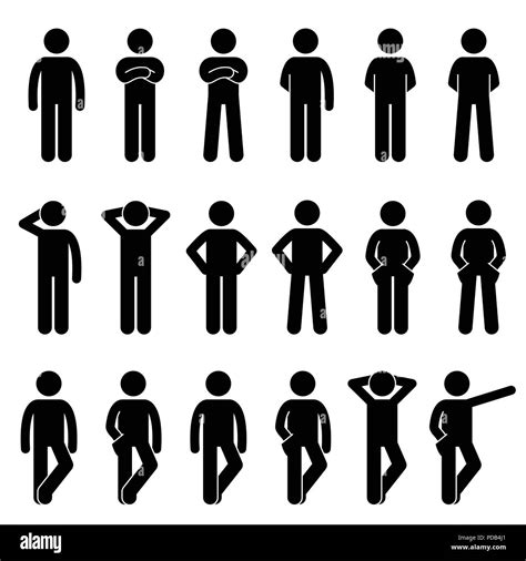 Human Figures In Different Postures