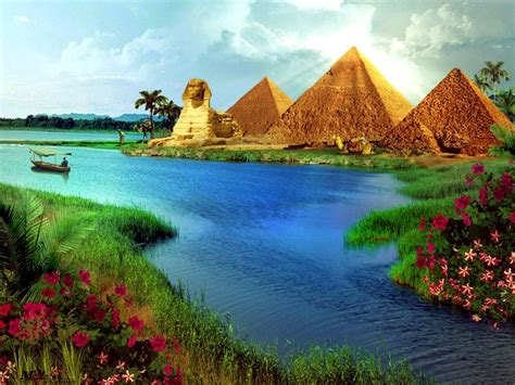 THE EARTH IS AN INTERESTING PLACE BY AXJ | Paisajes, Piramides de egipto, Egipto