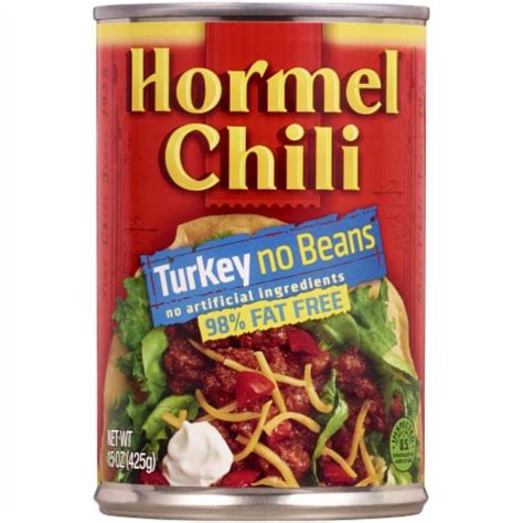 Hormel No Beans Turkey Chili, 15 oz - Kroger